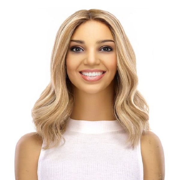 Wash human hair wig.