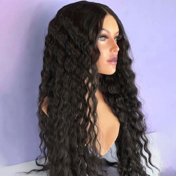 Wavy wig care tips.