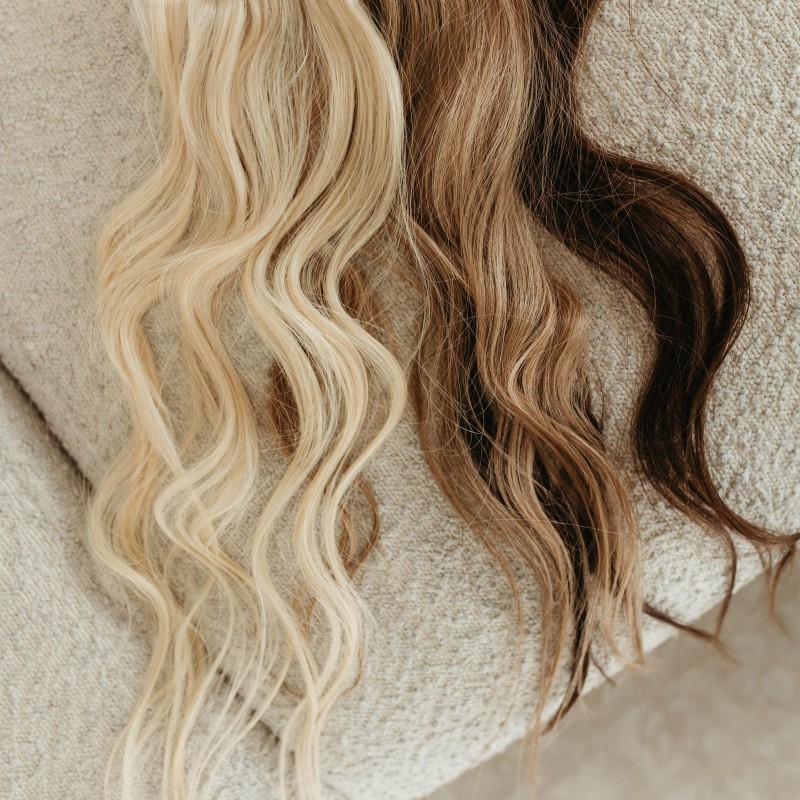 clip-in hair extensions